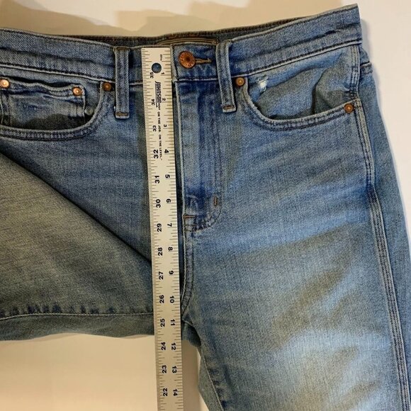 Point Sur Women's Shoreditch Mid Rise in Light Sky Wash Straight Jean Size 26 - Picture 13 of 14